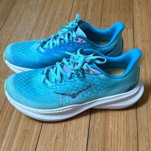 HOKA Mach 6 Teal Running Shoes – Lightweight Cushioning